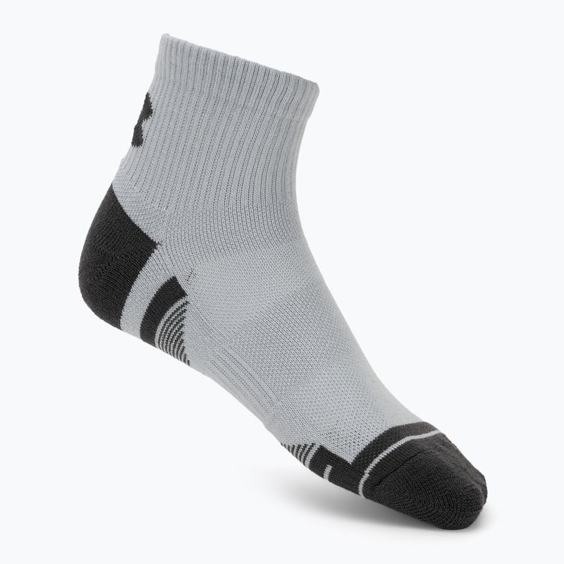 Socks Under Armour Perf Tech Qtr 3 pack mod gray/white/jet gray 3