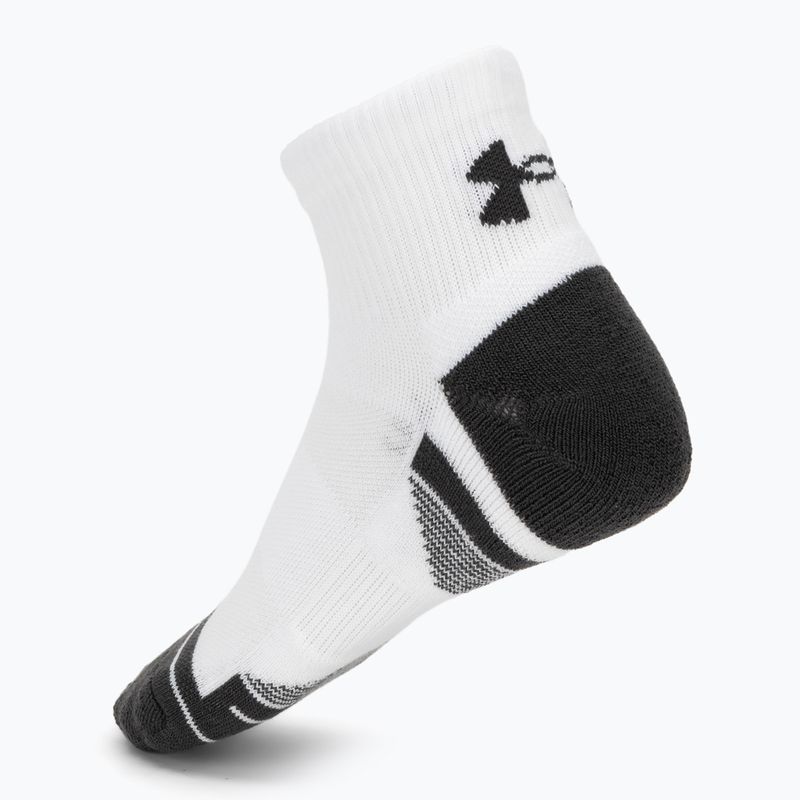 Socks Under Armour Perf Tech Qtr 3 pack mod gray/white/jet gray 5