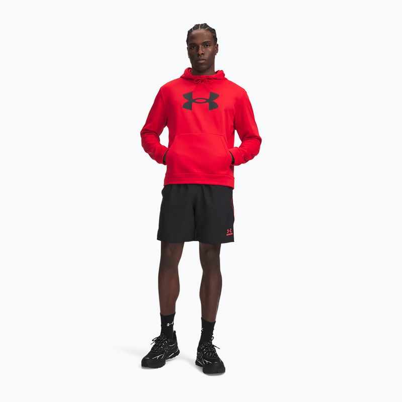Men's training shorts Under Armour Tech Sport black/racer red/racer red 2