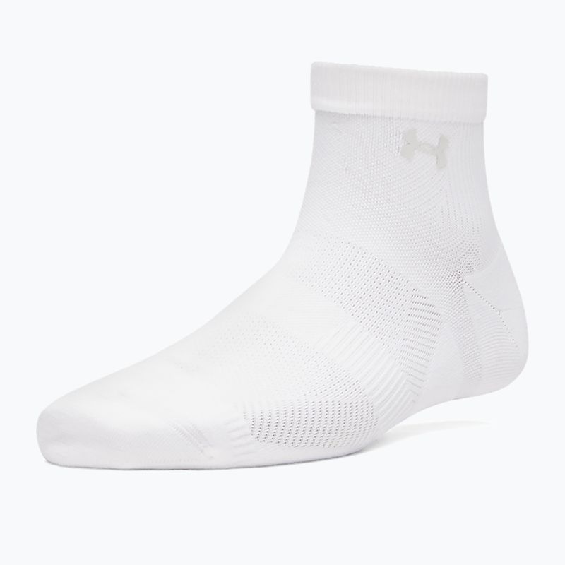Women's socks Under Armour Vanish 3 Pack white/white/halo gray 2