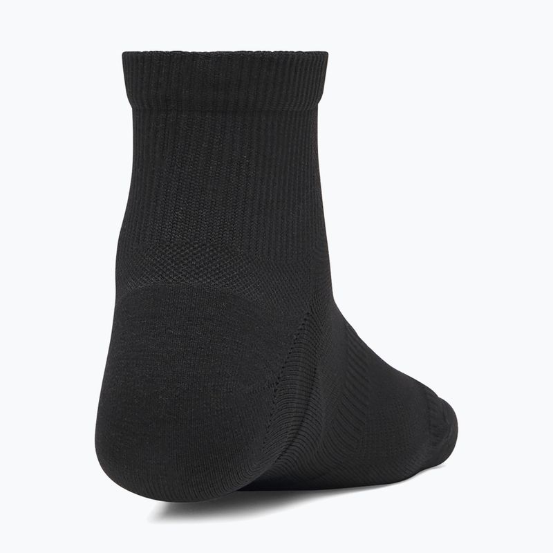 Women's socks Under Armour Vanish 3 Pack ultimate black/ultimate black/castlerock 3