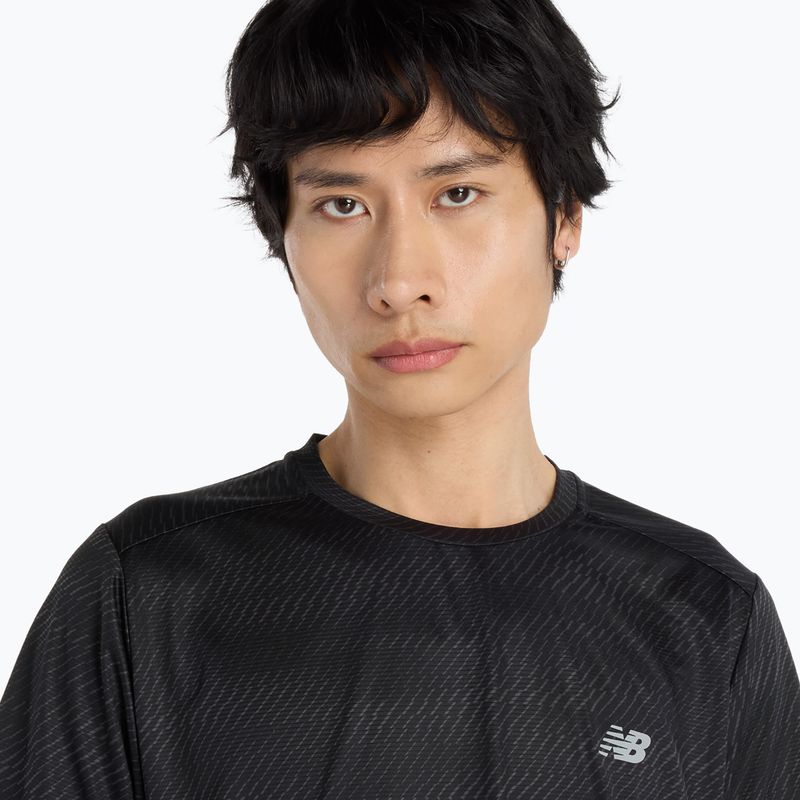 Men's running top New Balance Sport Essentials Printed black 5