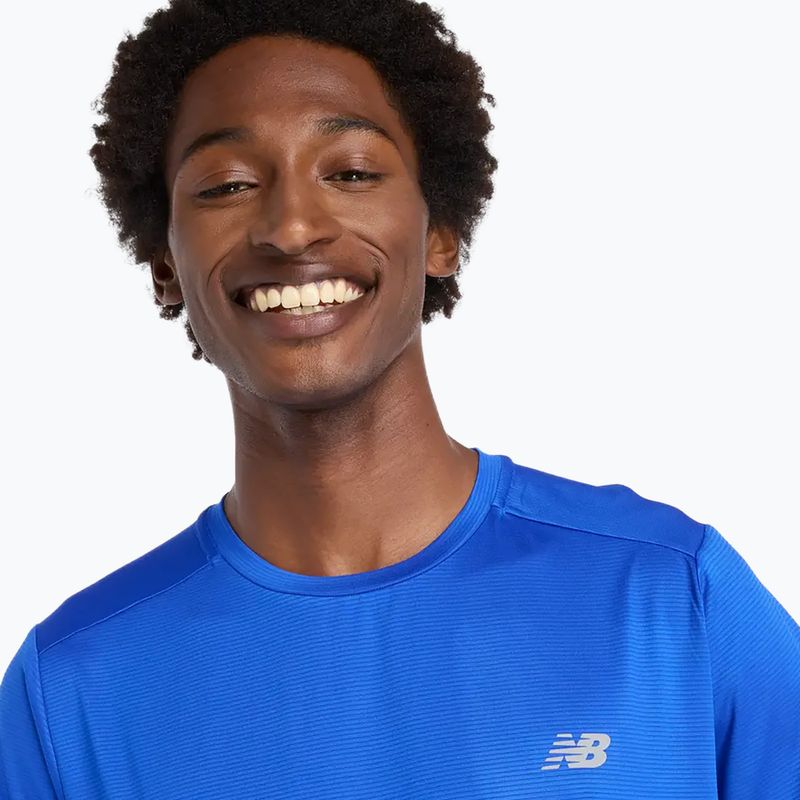 Men's T-shirt New Balance Run blue 4