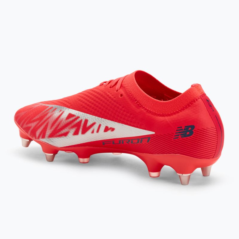 Football boots New Balance Furon Pro V8 SG red 3
