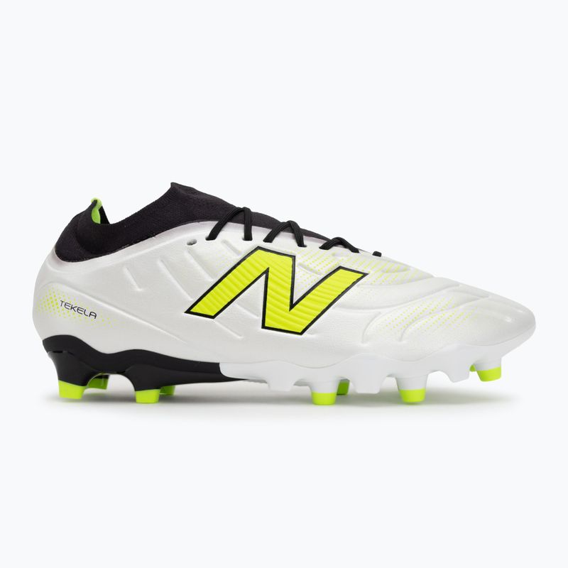 Football boots New Balance Tekela Team Low V5 FG white 2