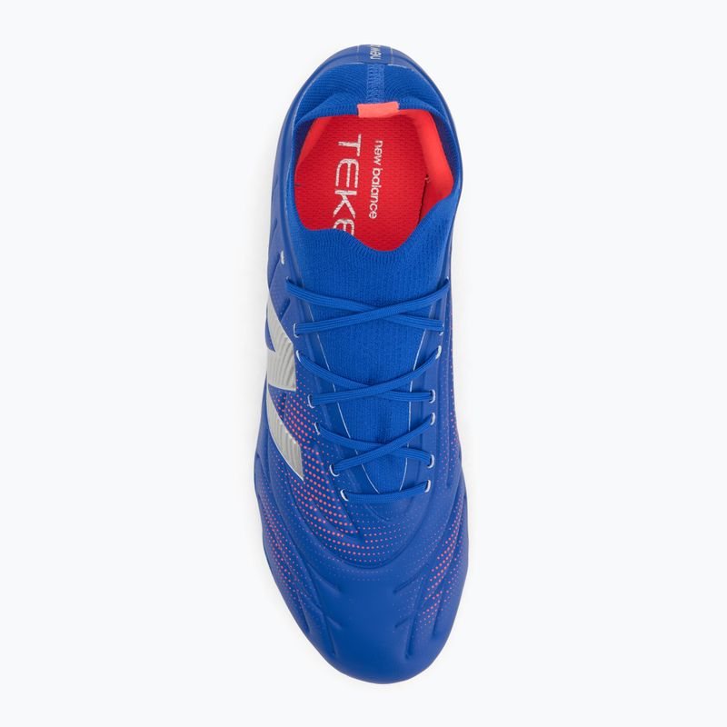 Football boots New Balance Tekela Team Low V5 FG blue 5