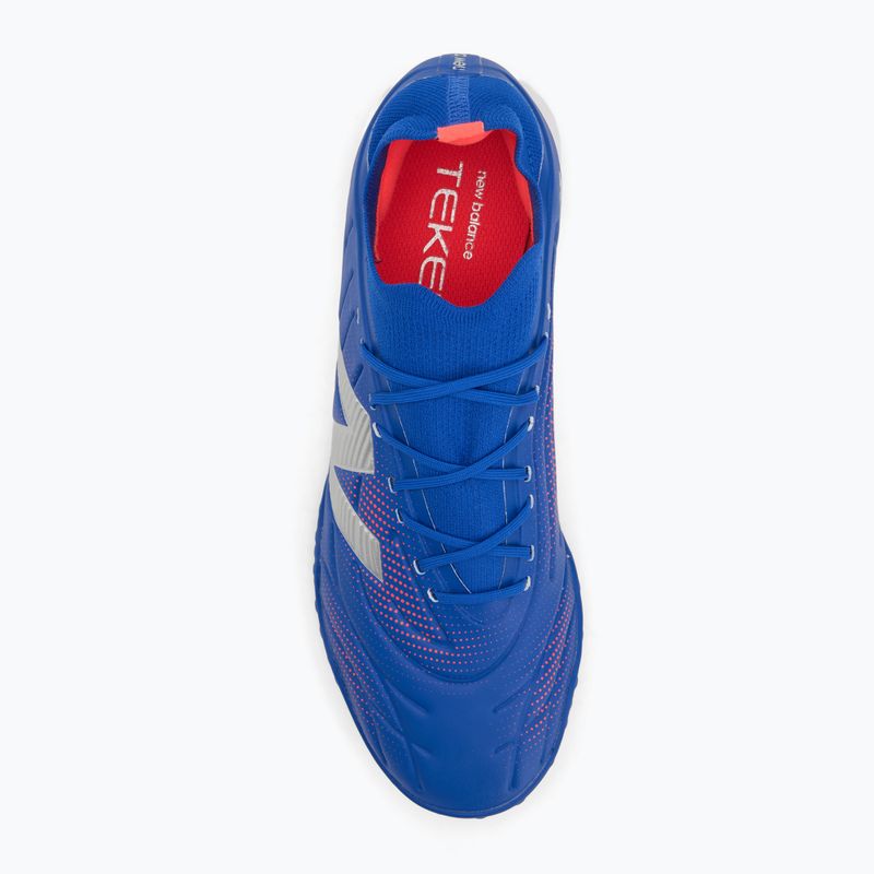 Football boots New Balance Tekela Team Low V5 TF blue 5