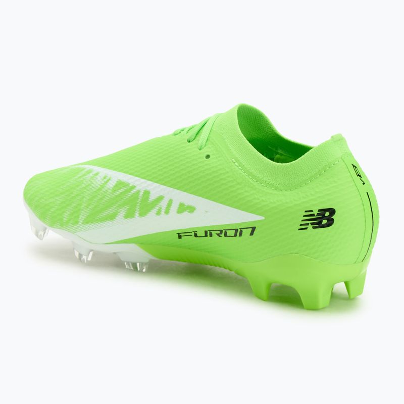 Football boots New Balance Furon Team V8 FG green 3