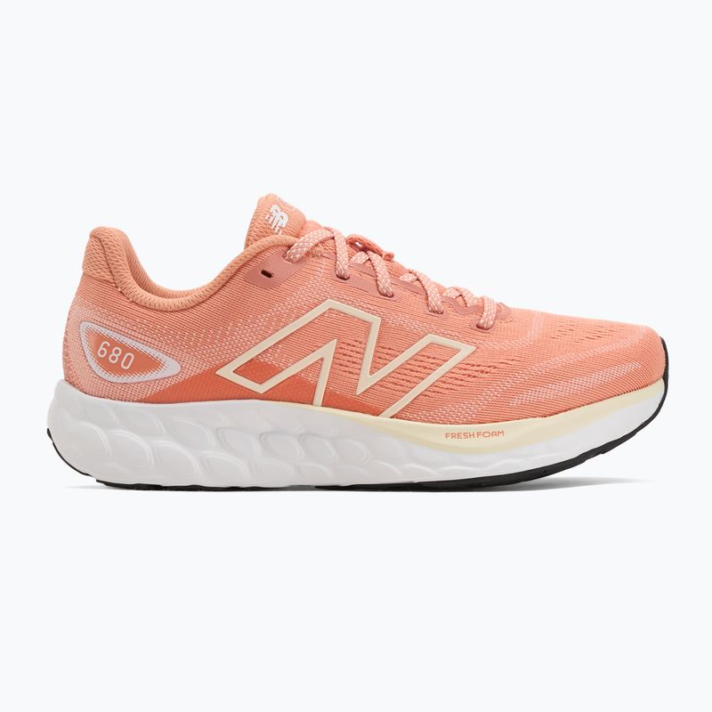 Women's running shoes New Balance Fresh Foam 680 v8 peach nectar 2