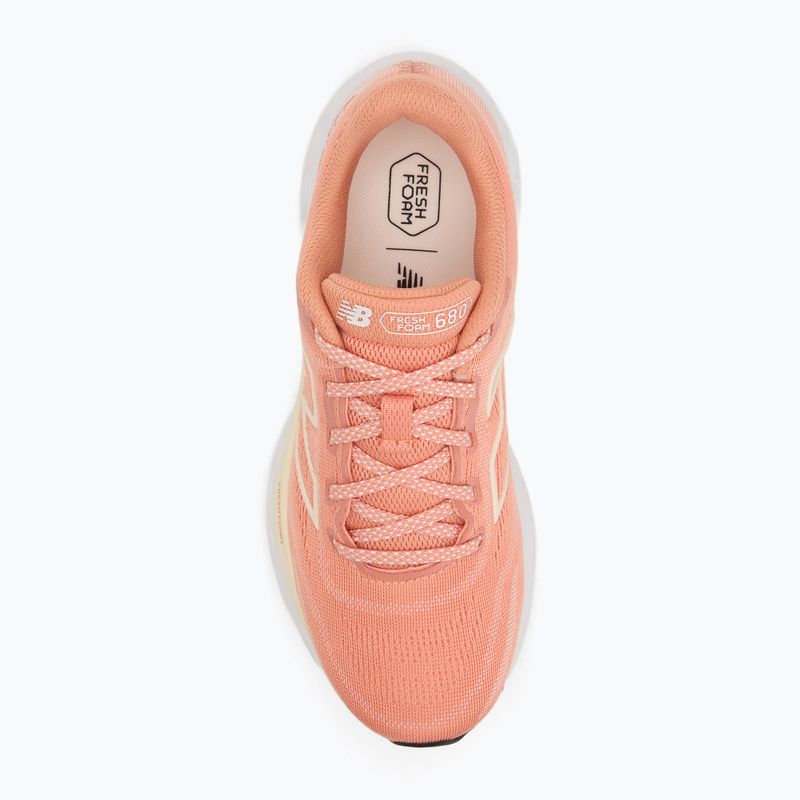 Women's running shoes New Balance Fresh Foam 680 v8 peach nectar 5