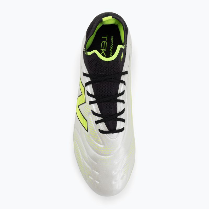 Football boots New Balance Tekela Elite Low V5 FG white 5