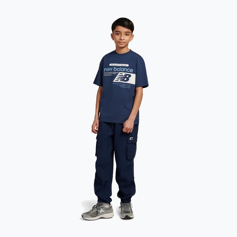 Children's T-shirt New Balance Authentic Brand Players Graphic Tee nb navy 2