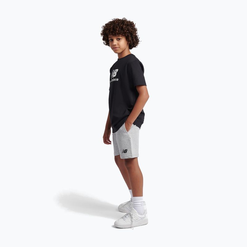 Children's set New Balance Stacked Logo Tee & FT Short nb caviar 3