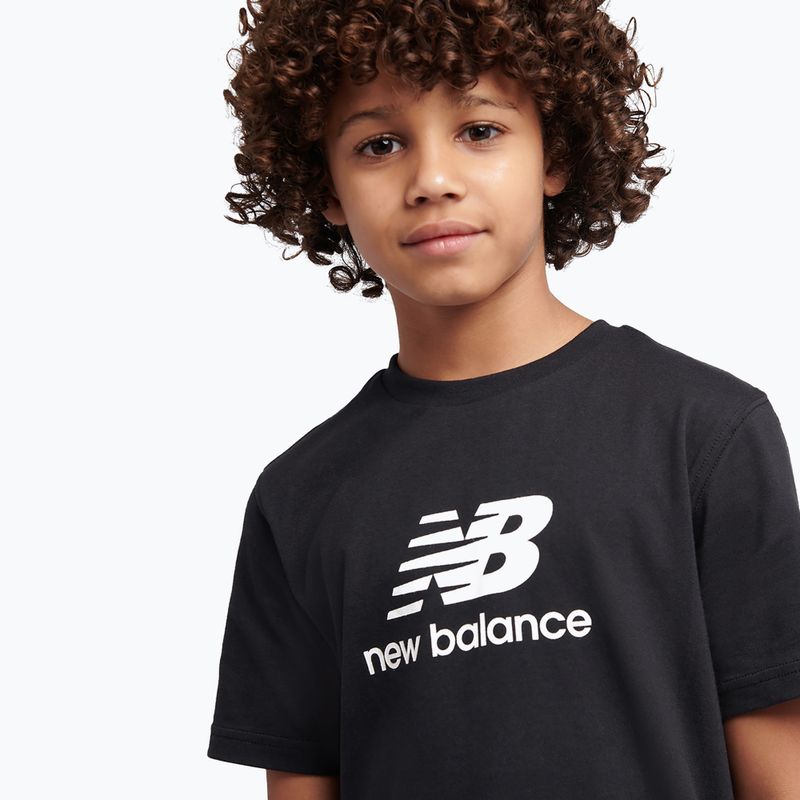 Children's set New Balance Stacked Logo Tee & FT Short nb caviar 5