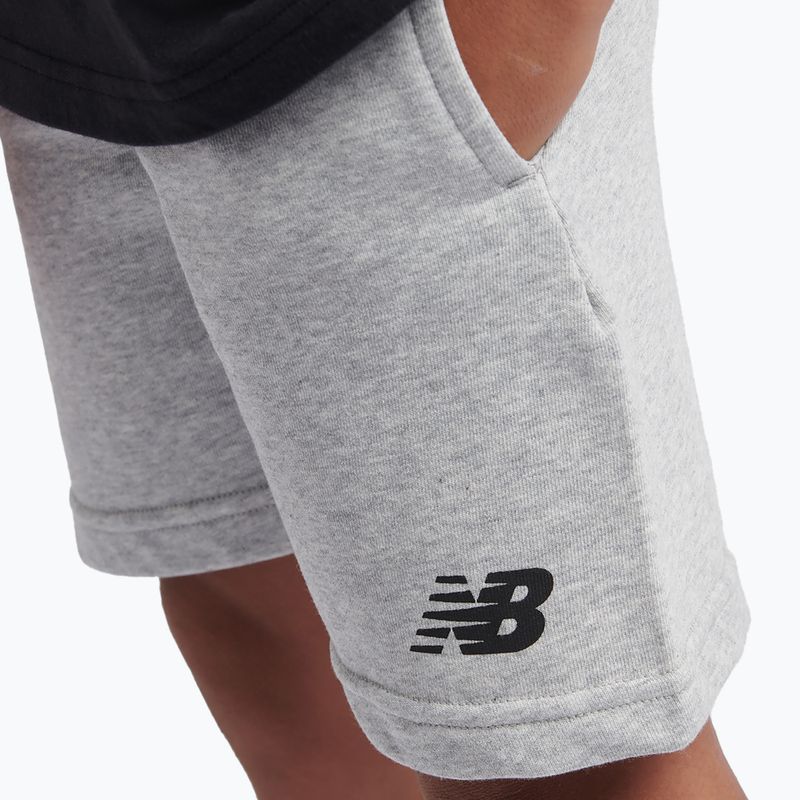 Children's set New Balance Stacked Logo Tee & FT Short nb caviar 7