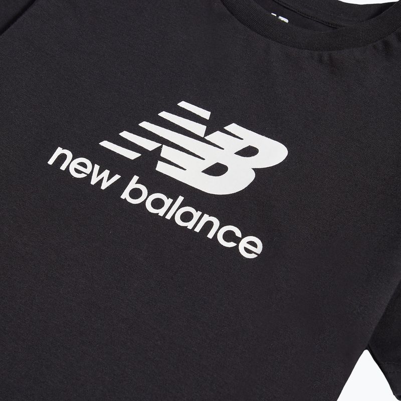 Children's set New Balance Stacked Logo Tee & FT Short nb caviar 11