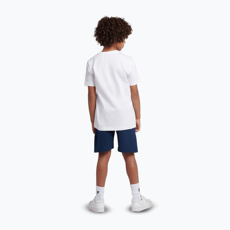 Children's set New Balance Stacked Logo Tee & FT Short nb bright white 2