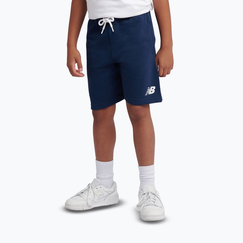 Children's set New Balance Stacked Logo Tee & FT Short nb bright white 6