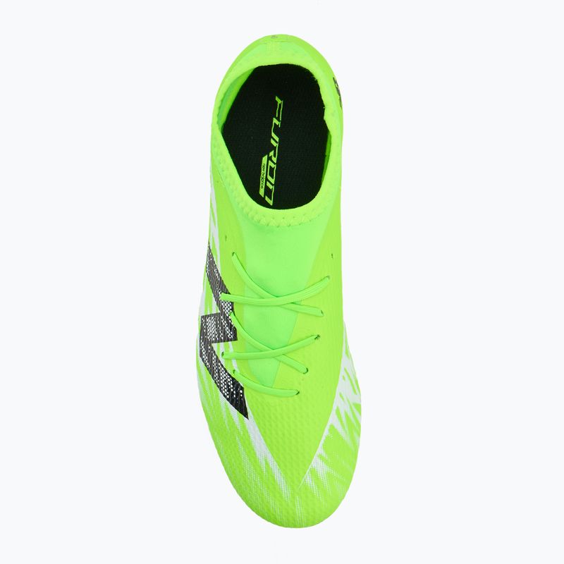 Children's football boots New Balance Furon Team V8 Jr FG green 5