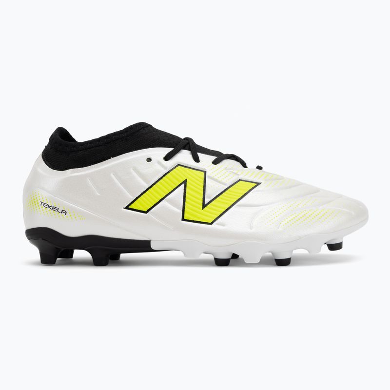 Children's football boots New Balance Tekela Team Low JR FG white 2