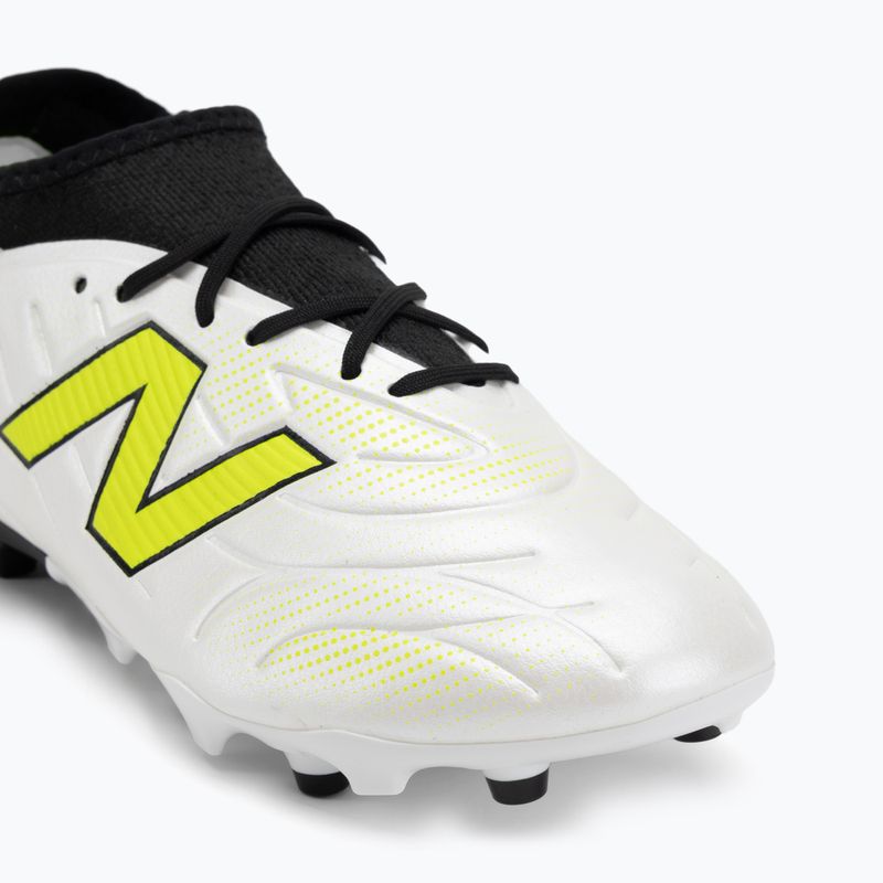Children's football boots New Balance Tekela Team Low JR FG white 7