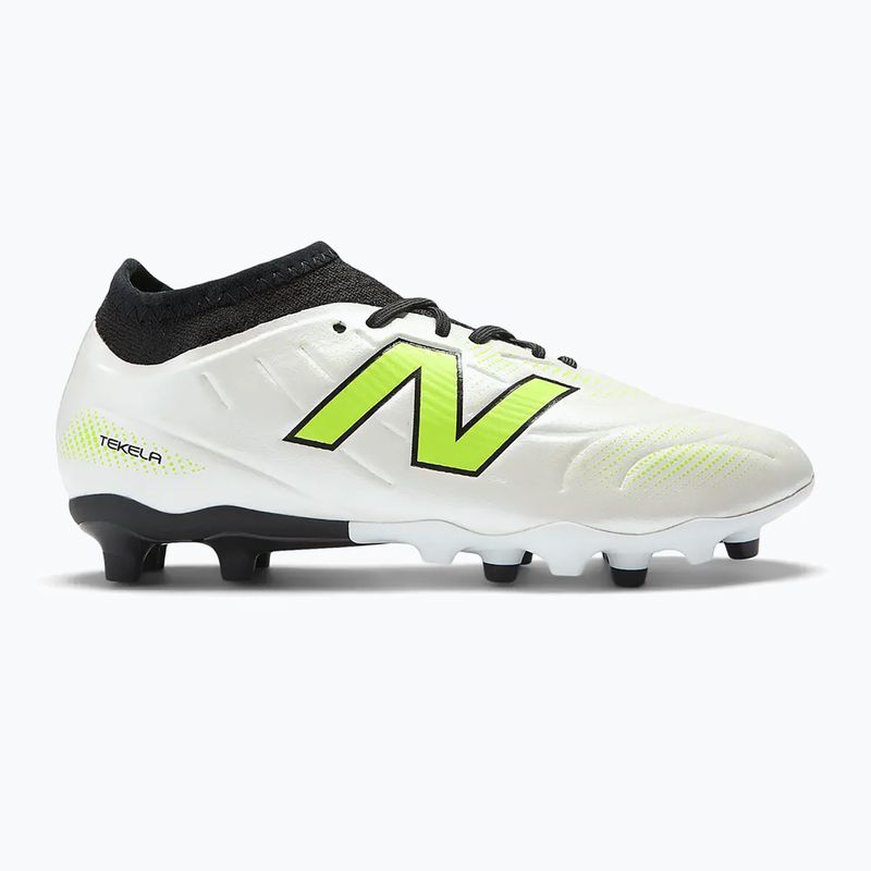 Children's football boots New Balance Tekela Team Low JR FG white