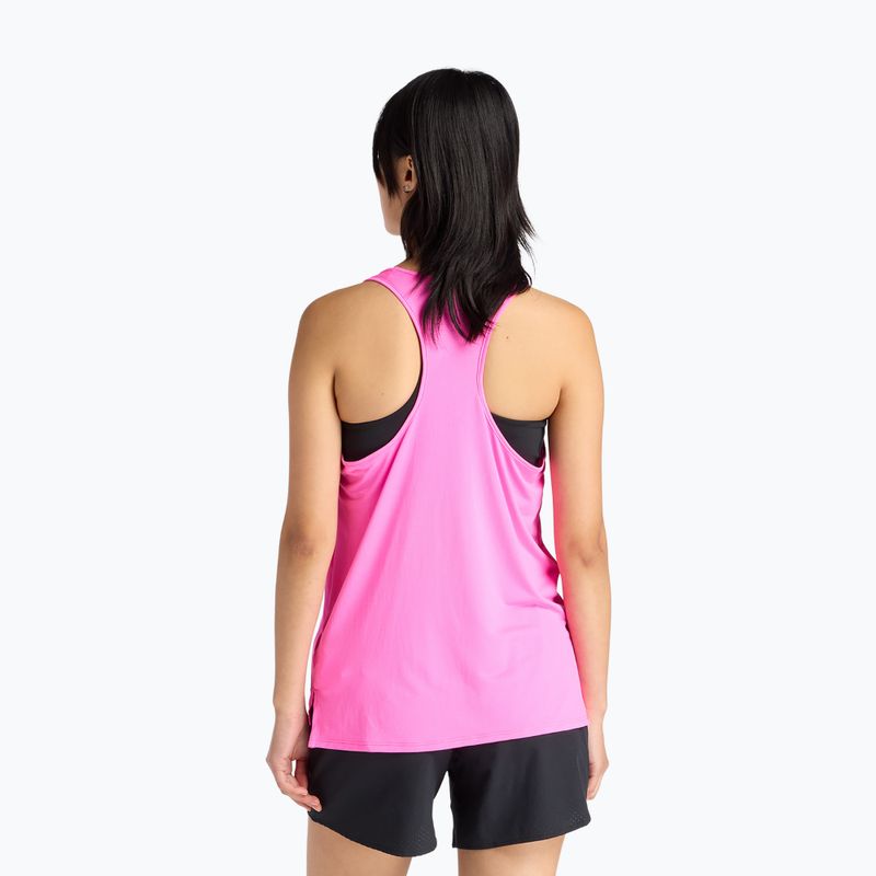 Women's running top New Balance Sport Essentials Tank pink heat 2