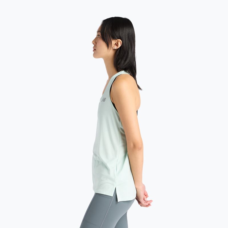 Women's running top New Balance Sport Essentials Tank cosmic jade 3
