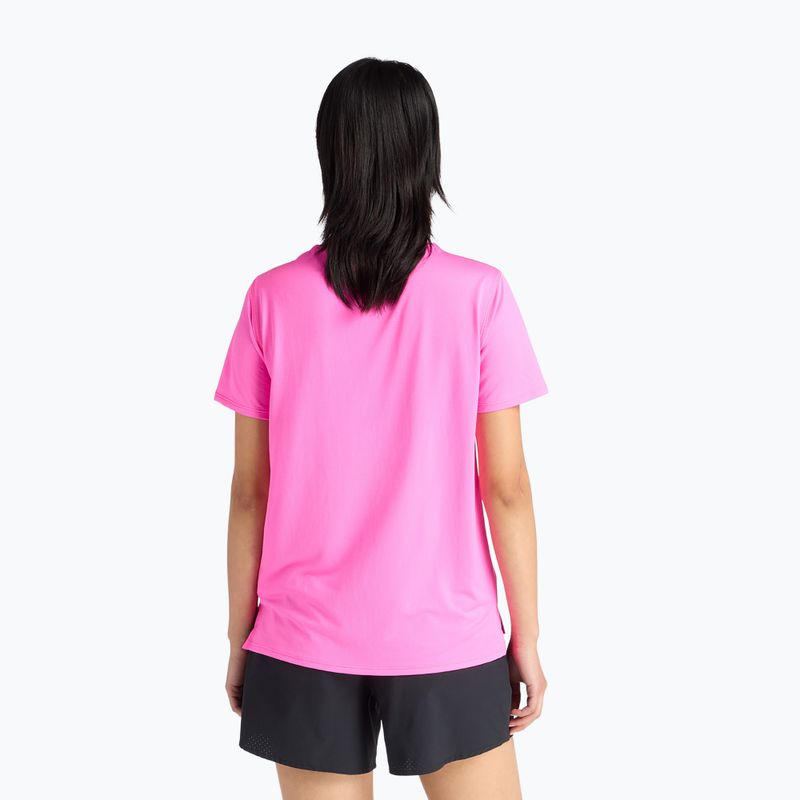 Women's running top New Balance Essentials pink heat 2