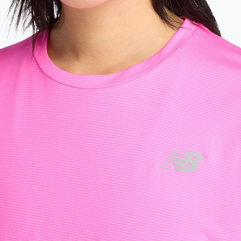 Women's running top New Balance Essentials pink heat 4