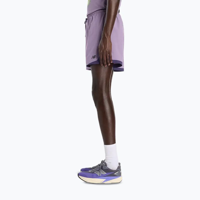 Men's running shorts New Balance Run Essentials 5" condied violet 4