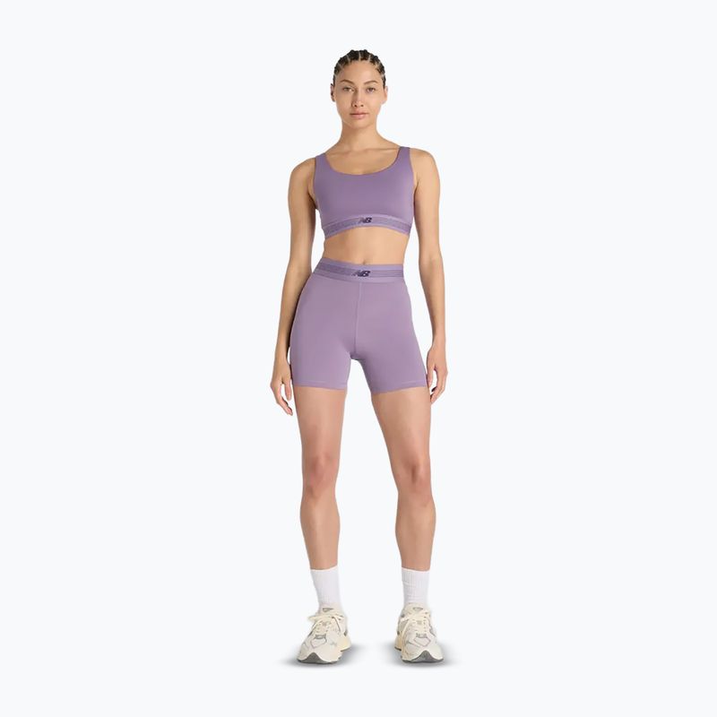 Women's shorts New Balance AC Fitted 5" candied violet 2
