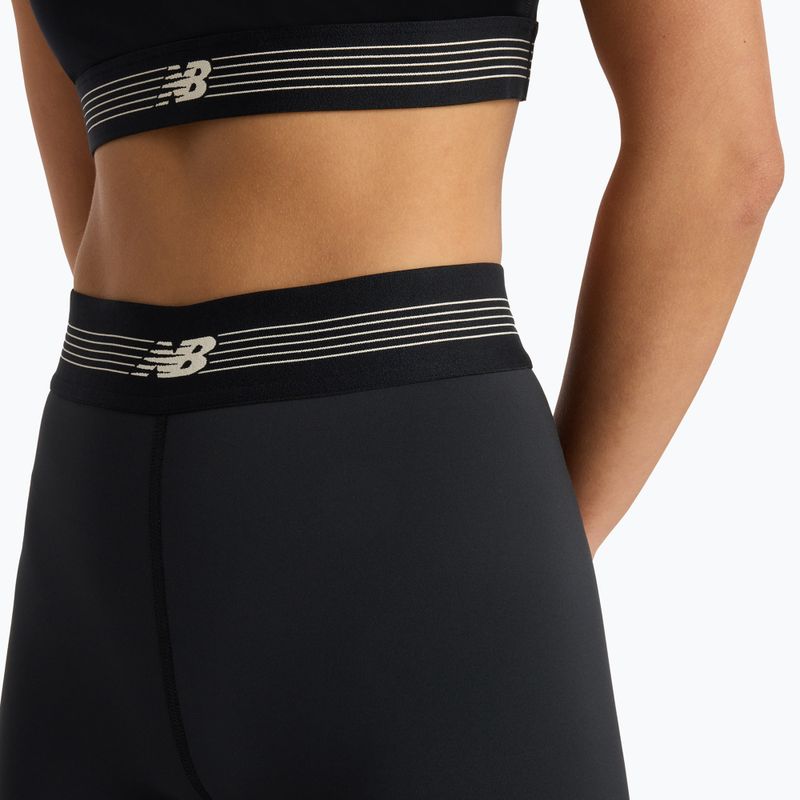 Women's shorts New Balance AC Fitted 5" black/white 5