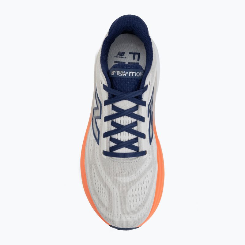 Men's running shoes New Balance Fresh Foam More V6 reflection/blue oyster/tangerine heat 5