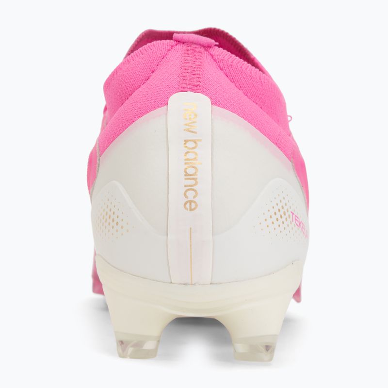 Football boots New Balance Tekela Elite Low V5 FG pink heat/metallic gold/pink satin 6