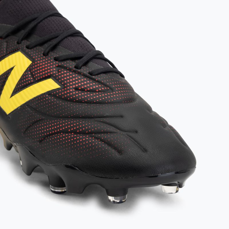 Football boots New Balance Tekela Team Low V5 FG black 100/punch yellow/fire cracker 7