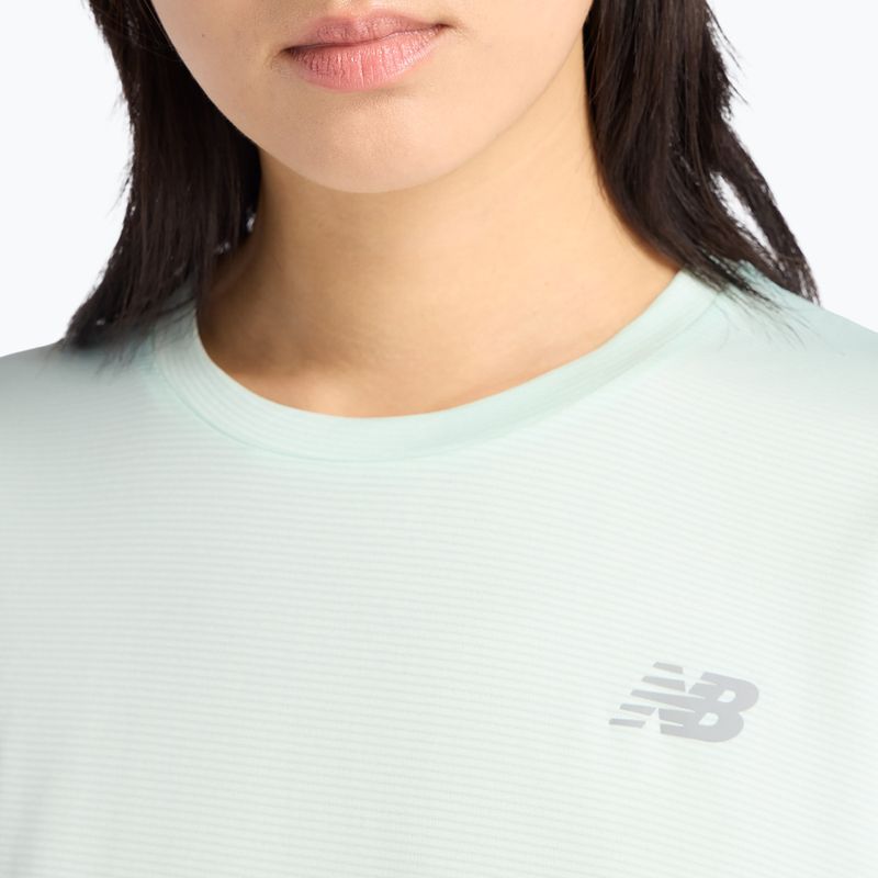 Women's running top New Balance Essentials cosmic jade 4