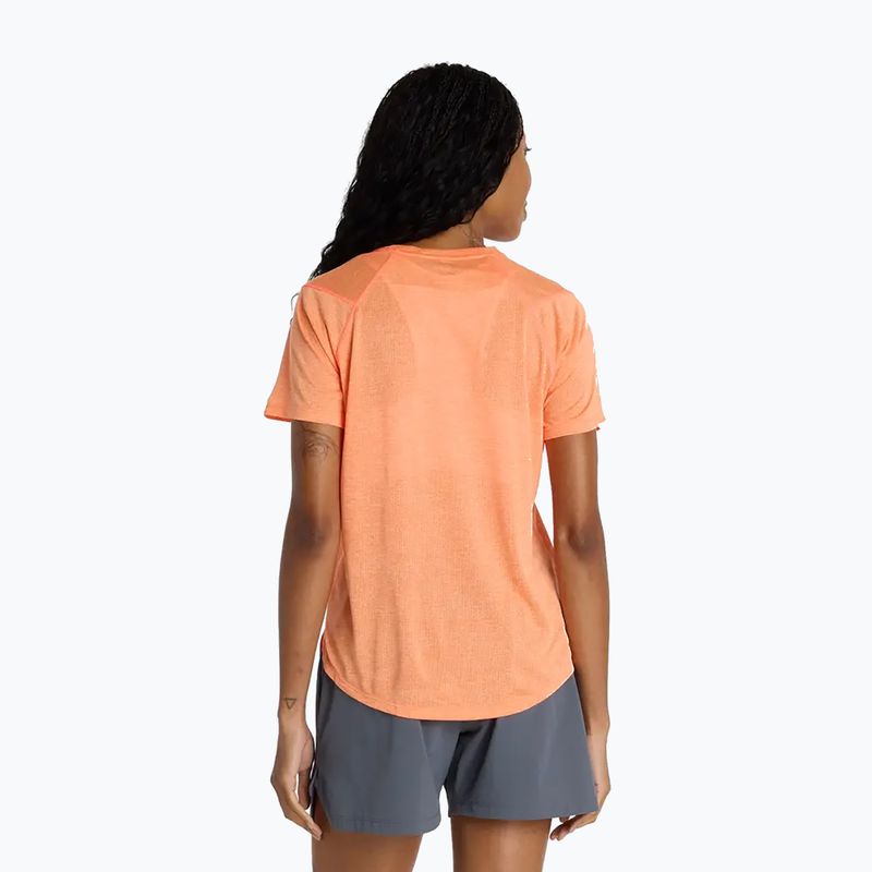 Women's T-shirt New Balance Athletics tangerine heat 2