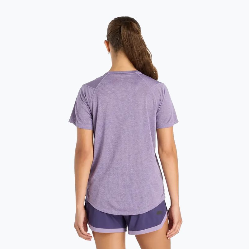 Women's T-shirt New Balance Athletics candied violet heather 3