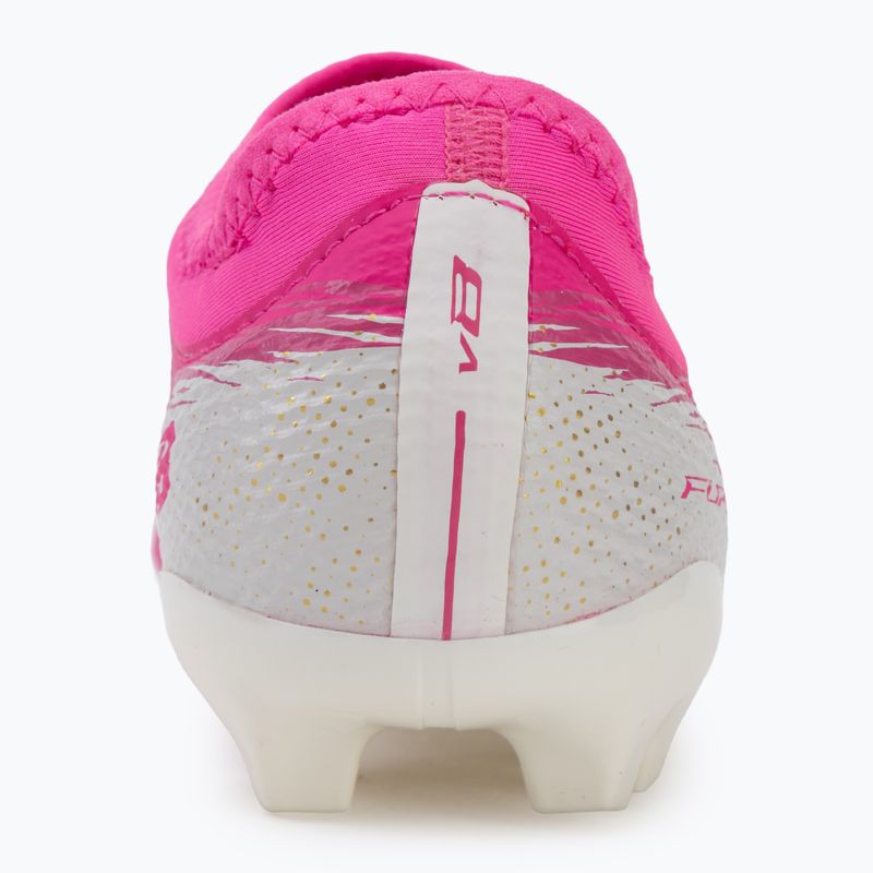 Children's football boots New Balance Furon Team V8 FG pink heat/sea salt/gold metallic 6