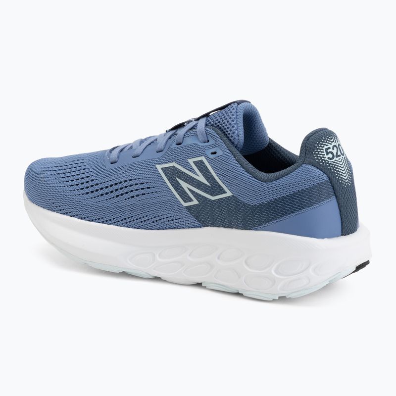 Women's running shoes New Balance Fresh Foam 520's V9 fairweather blue/vinte indigo/glint blue 3