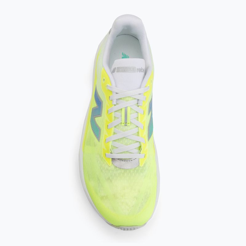 Men's running shoes New Balance FuelCell Rebel V5 afterglow/deep end 5