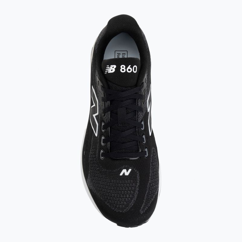 Men's running shoes New Balance Fresh Foam 860's V15 black/ 103 white 5