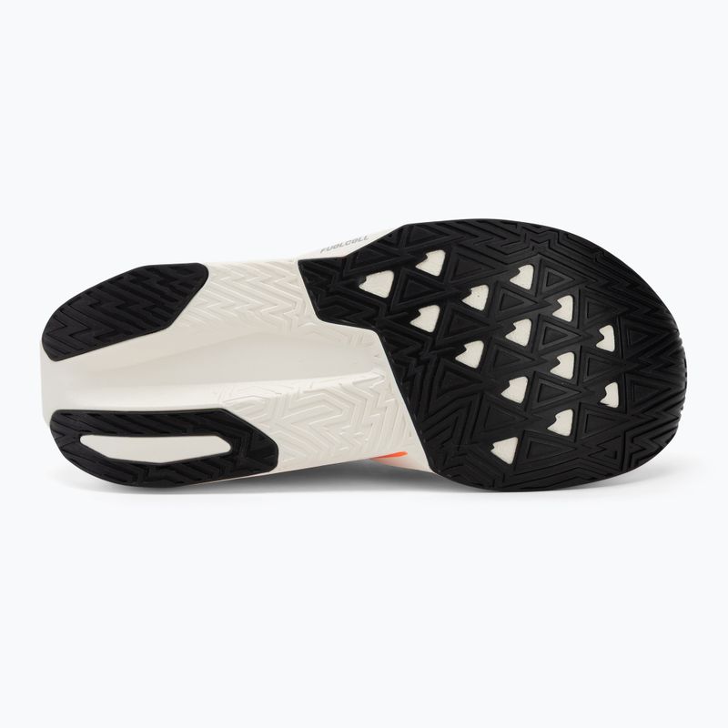 Women's running shoes New Balance FuelCell Rebel V5 tangerine heat/silver metallic 4