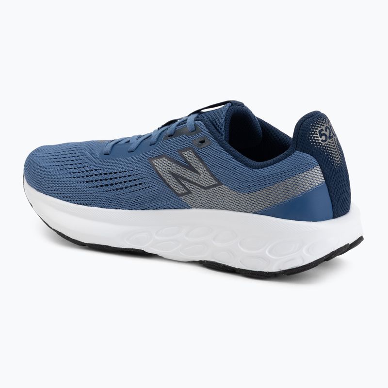 Men's running shoes  New Balance Fresh Foam 520's V9 mic blue/ navy/dark silver metallic 3