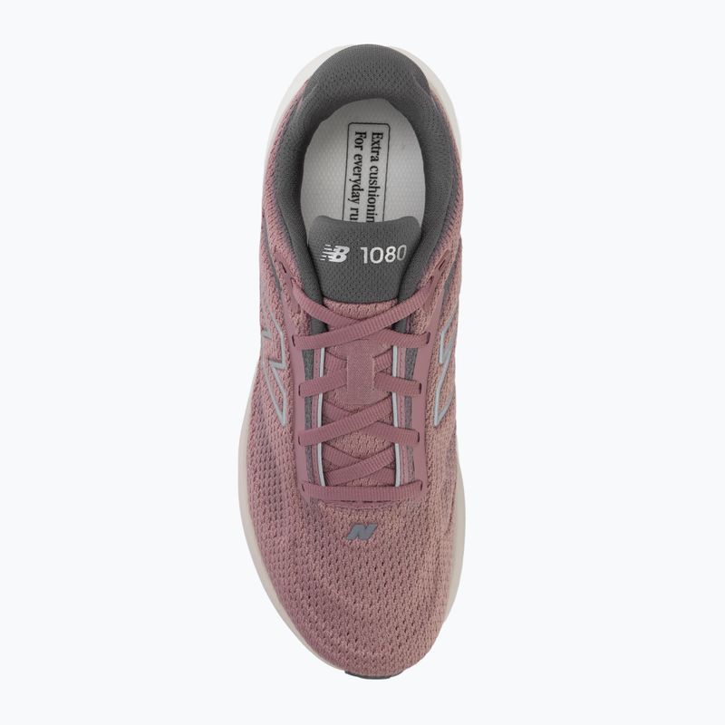 Women's running shoes New Balance 1080's V15 rosewood/silver metallic/neptune grey 5
