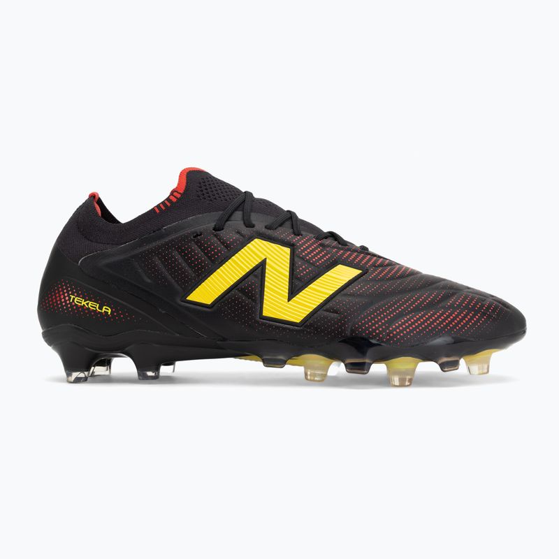 Football boots New Balance Tekela Elite Low V5 FG black 100/punch yellow/fire cracker 2
