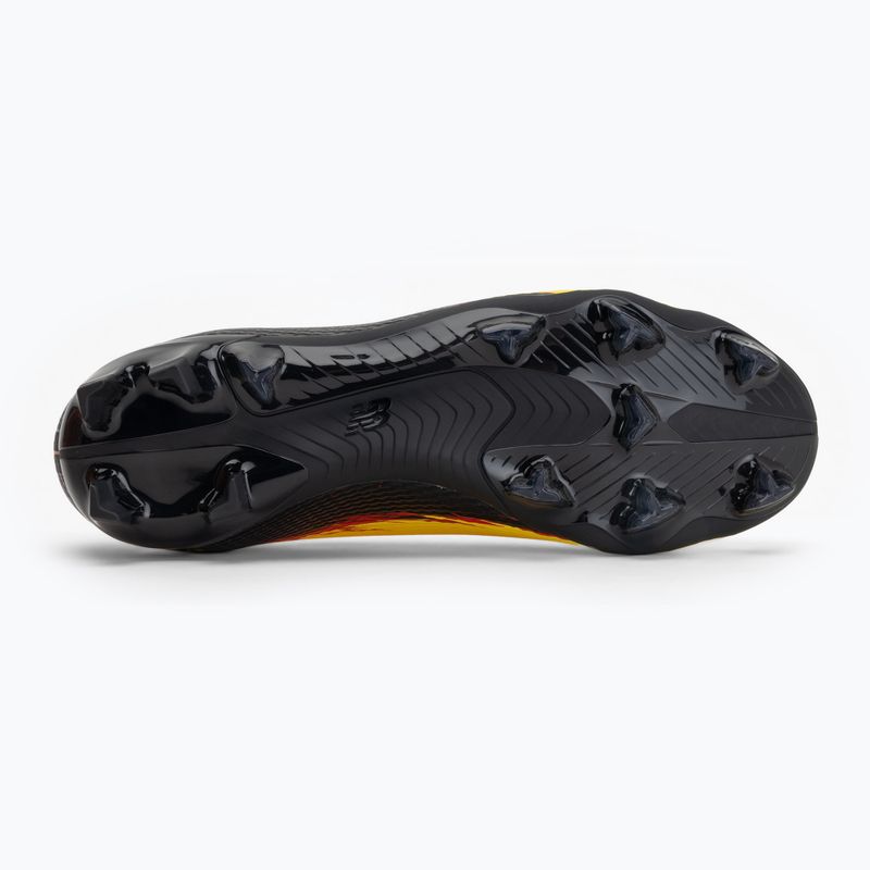 Football boots New Balance Furon Team V8 FG punch yellow/black 100/fire cracker 4