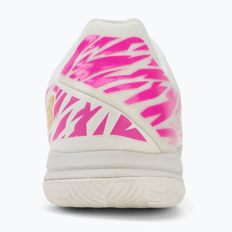 Football boots New Balance Furon Pro V8 IN pink heat/sea salt/gold metallic 6