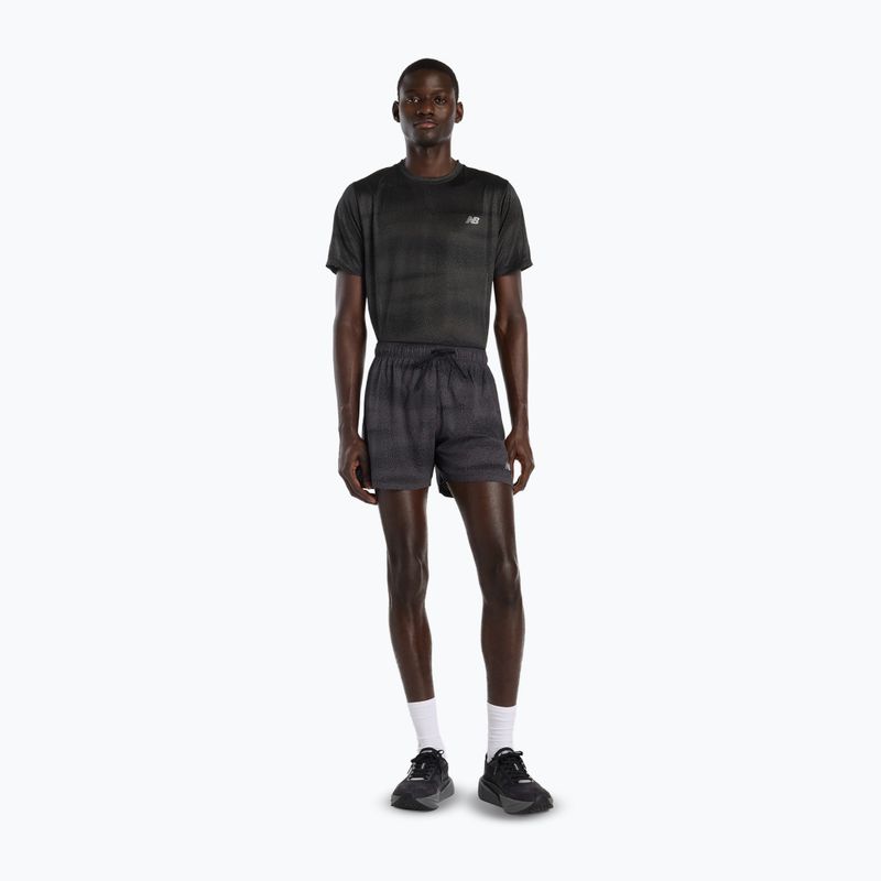 Men's running shorts New Balance RC Printed 5" black/grey 2